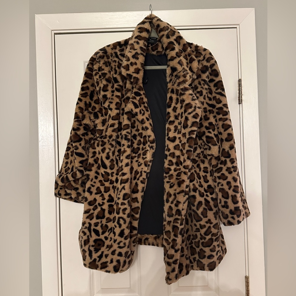 Love Tree Leopard Fur Coat
